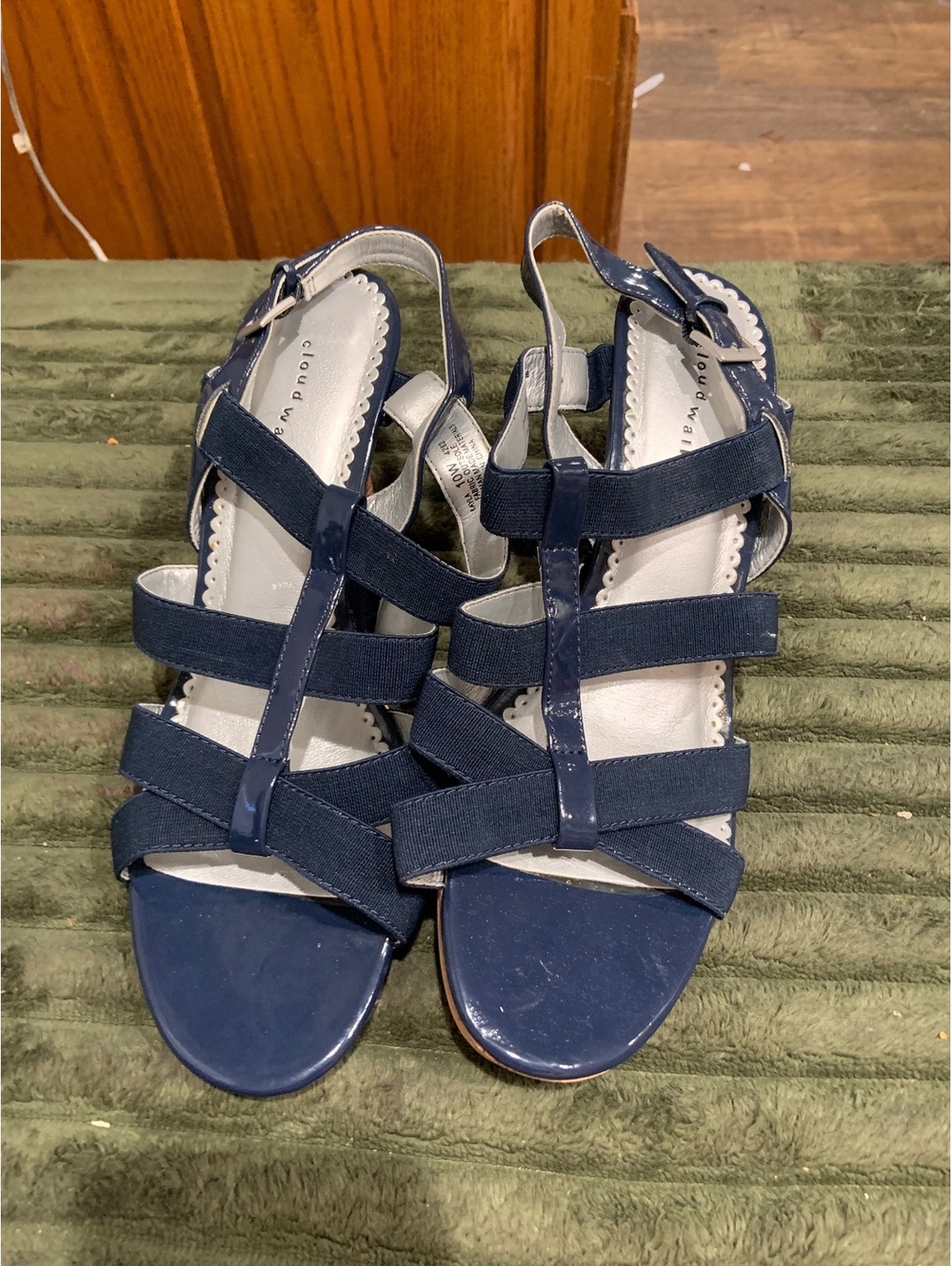 Cloudwalkers navy strappy sandals
